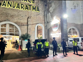 Pos Yan Rest Area KM 260 B Banjaratma Patroli Antisipasi Kepadatan Pengunjung dalam Ops Lilin Candi 2025