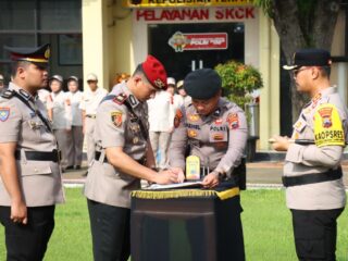 Polres Brebes Gelar Sertijab, Kasat Reskrim Hingga Kapolsek Resmi Berganti