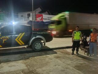 Polsek Losari Gelar Blue Light Patrol Antisipasi Gangguan Kamtibmas