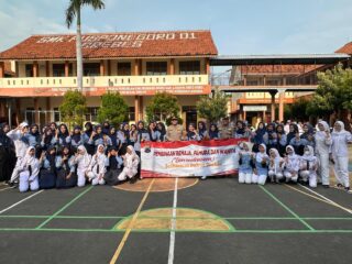 Cegah Kenakalan Remaja, Sat Binmas Polres Brebes Perkuat Karakter Siswa SMK Puspo Negoro 01