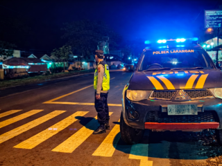 Polsek Larangan Intensifkan Patroli Malam Hari, Pastikan Situasi Kamtibmas di Wilayah Tetap Aman dan Kondusif