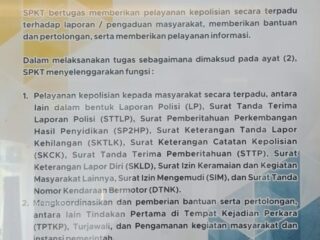 Polres Brebes Perjelas Peran SPKT, Garda Terdepan Pelayanan Masyarakat