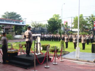 Kapolres Brebes Pimpin Sertijab Wakapolres dan Pelantikan Kapolsek Tanjung